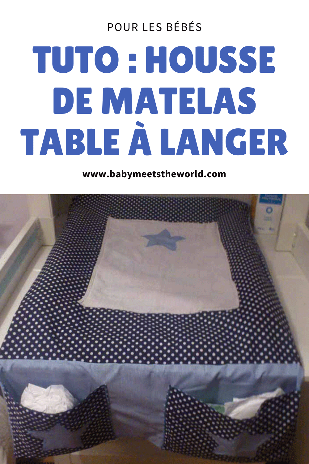 HOUSSE DE MATELAS TABLE À LANGER