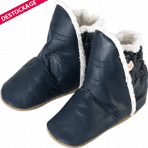 chaussons-bebe-cuir-souple-fourres-bottes-marine