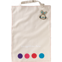 serviette-de-table-enfant-le-lapin-coloris-beige