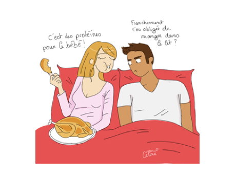 Manger mieux mais pas pour deux !  Grossesse 