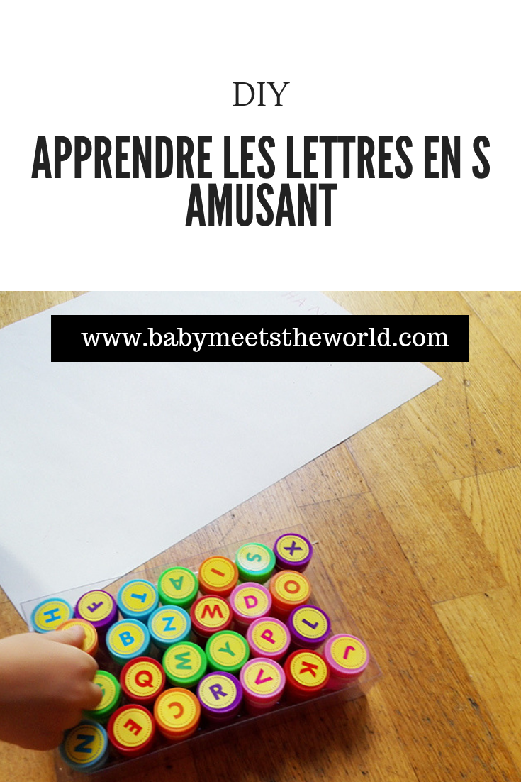 APPRENDRE LES LETTRES EN S AMUSANT