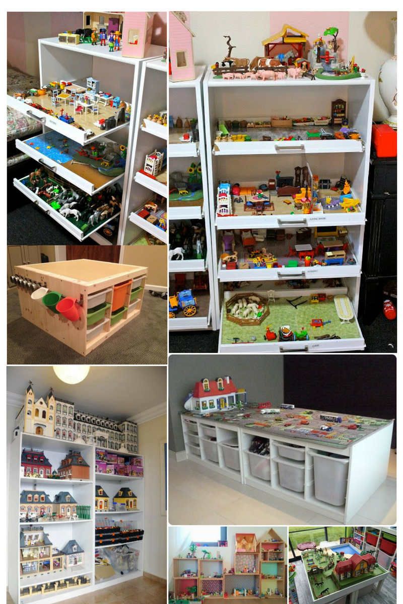 rangement astucieux playmobil