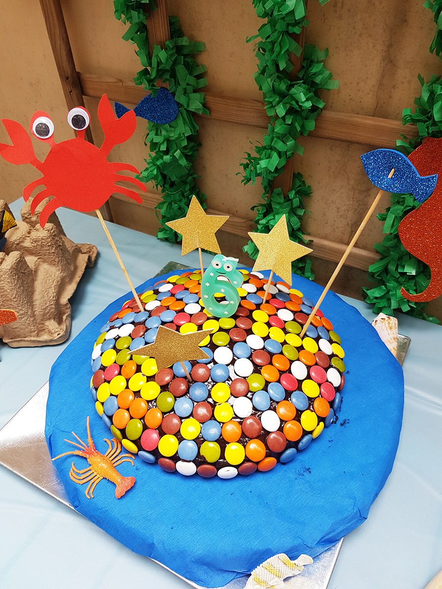 L Anniversaire Des 6 Ans De Mister A Sur Le Theme De La Mer Deco Babymeetstheworld