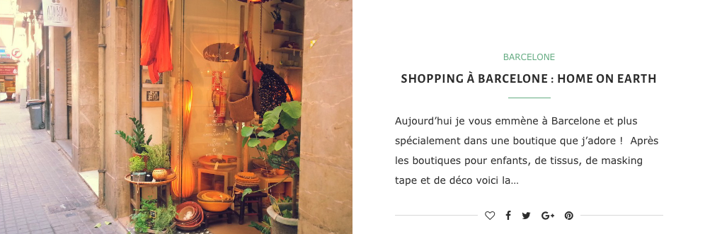 Shopping à Barcelone