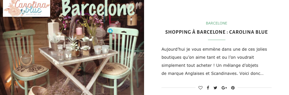 Shopping à Barcelone