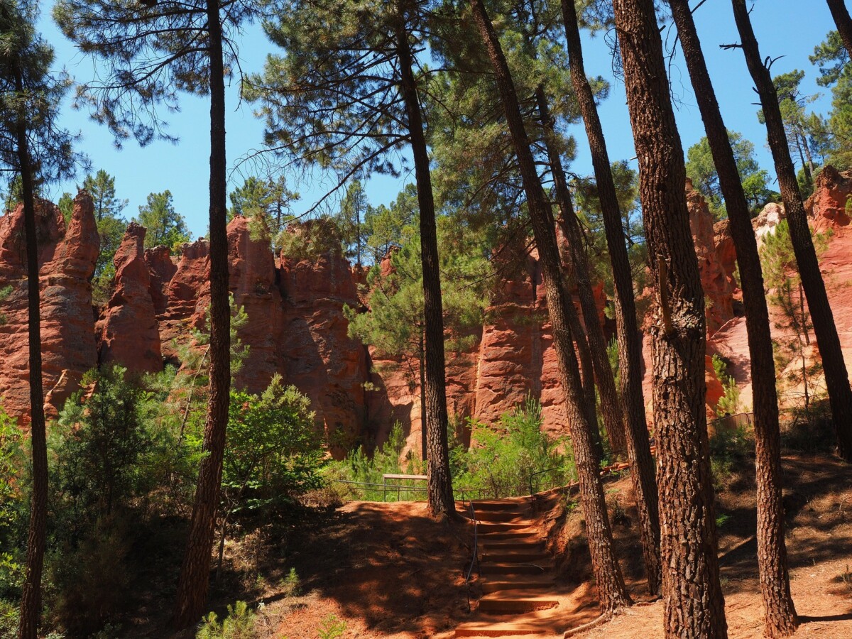 sentier des ocres