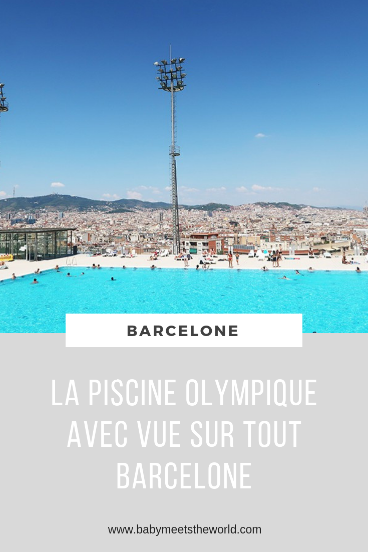 piscine olympique Montjuic Barcelone