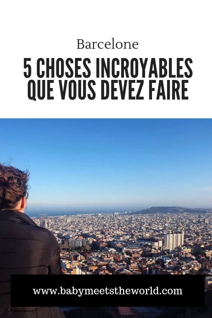 Barcelone, choses à faire