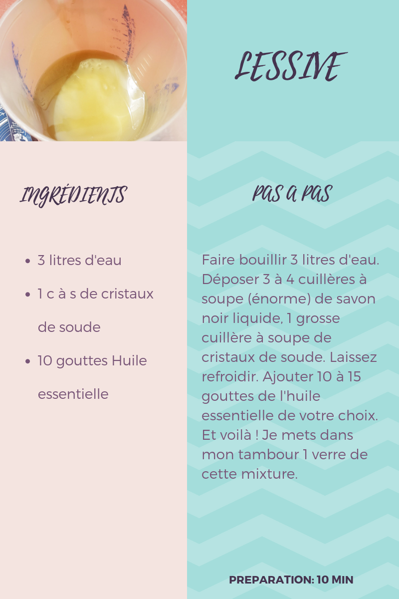 recette lessive savon noir