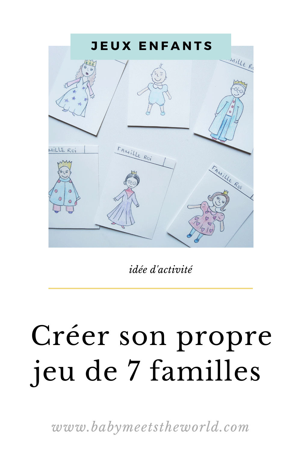 créer son propre jeu de 7 familles