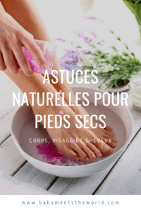 Astuces pour hydrater au naturel les pieds archi secs de l'été 