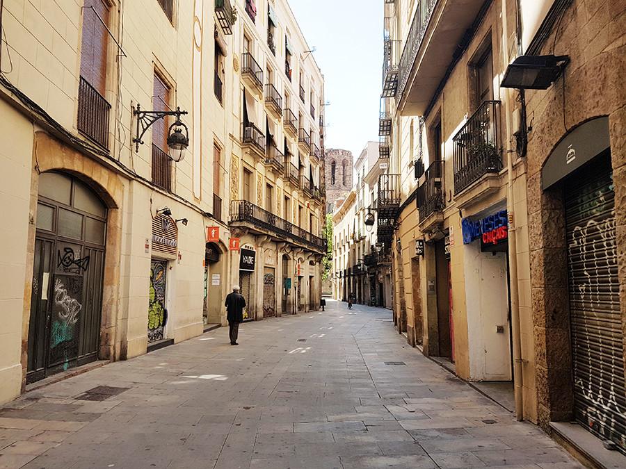 Barcelone en photo pendant la pandemie