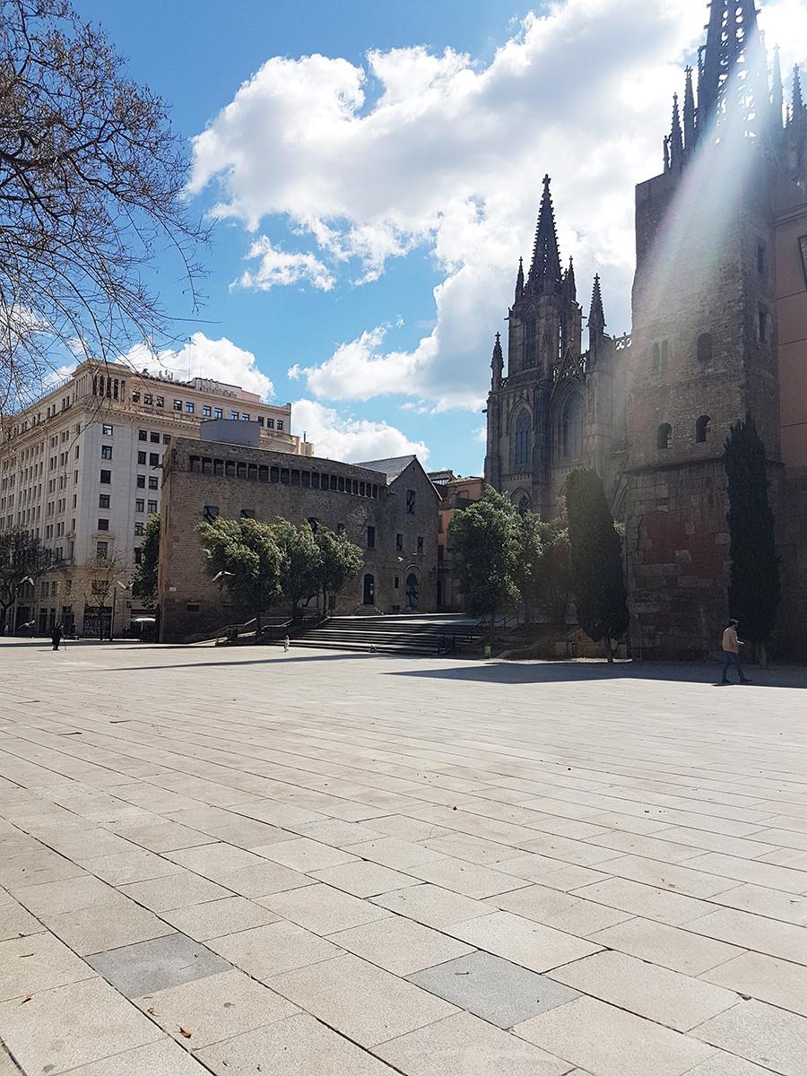 Barcelone en photo pendant la pandemie