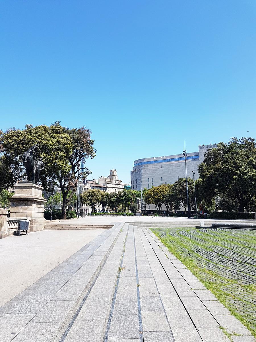 Barcelone en photo pendant la pandemie