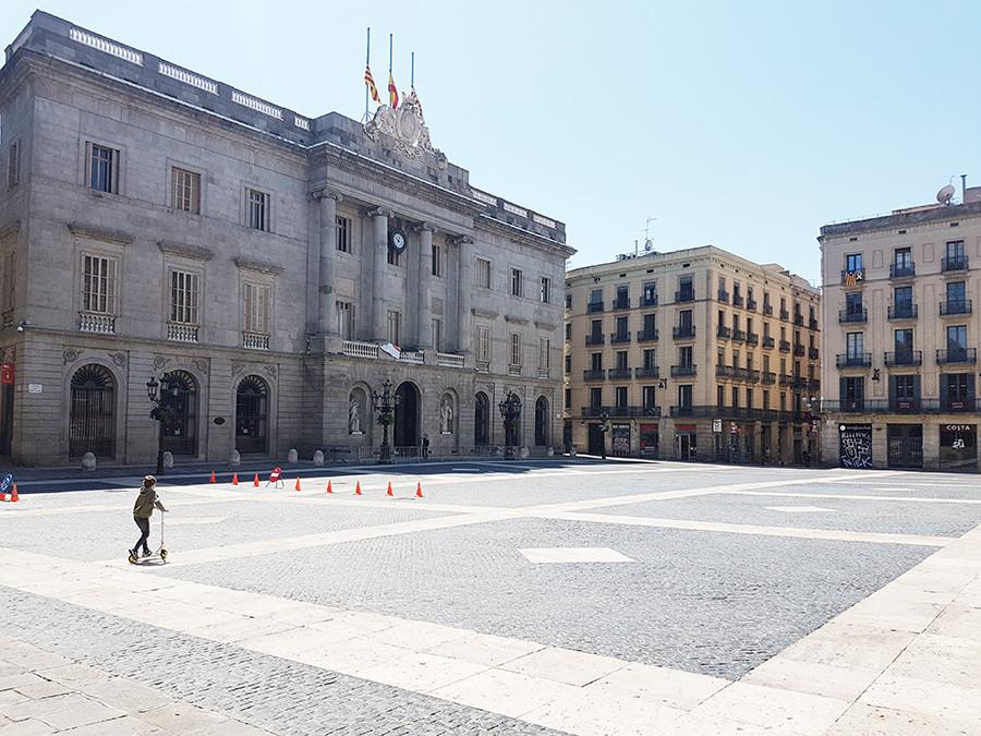 Barcelone en photo pendant la pandemie