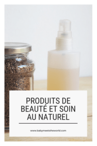 Ma routine bio mes produits soins pour le corps et visage