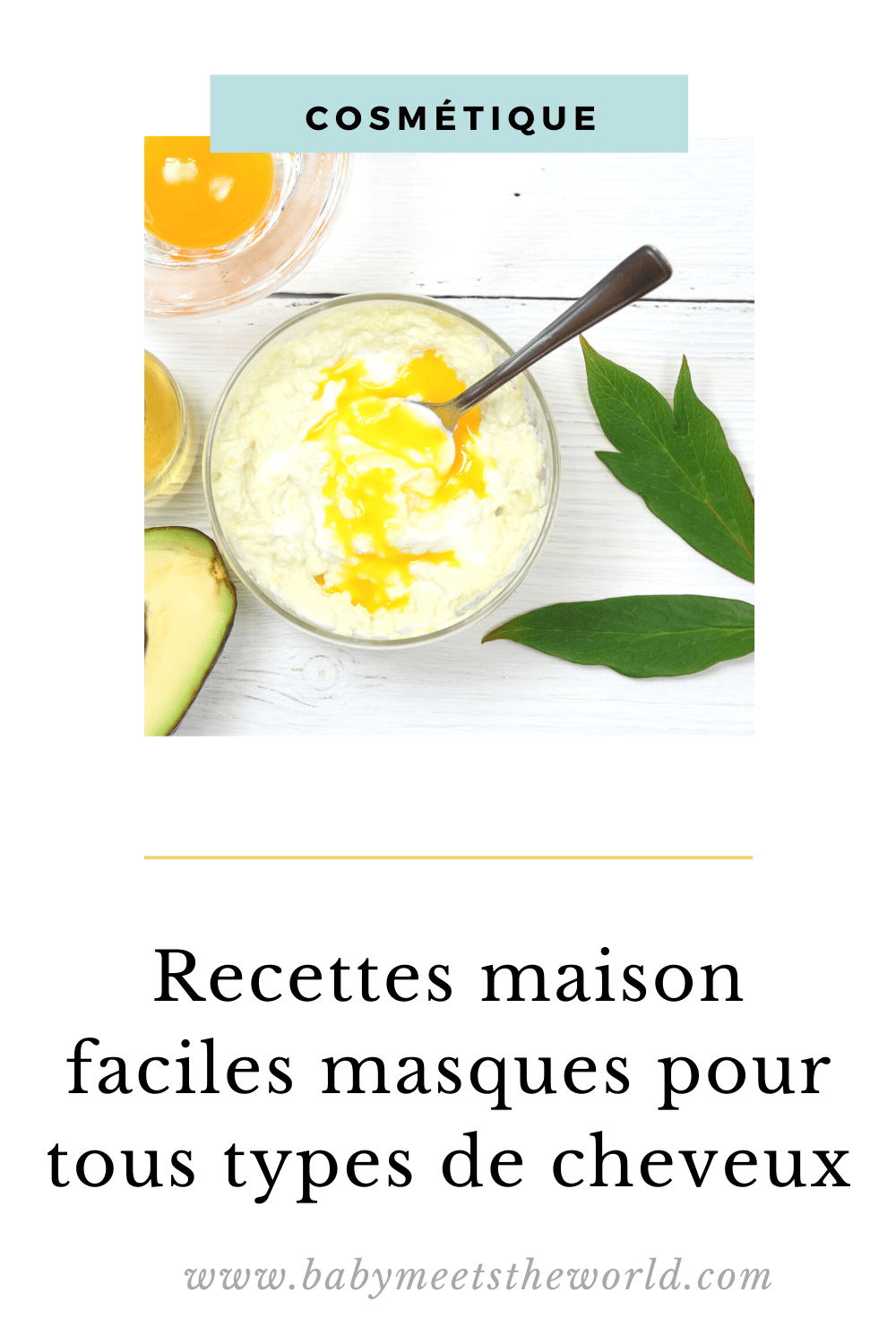 masques maison pour tous types de cheveux