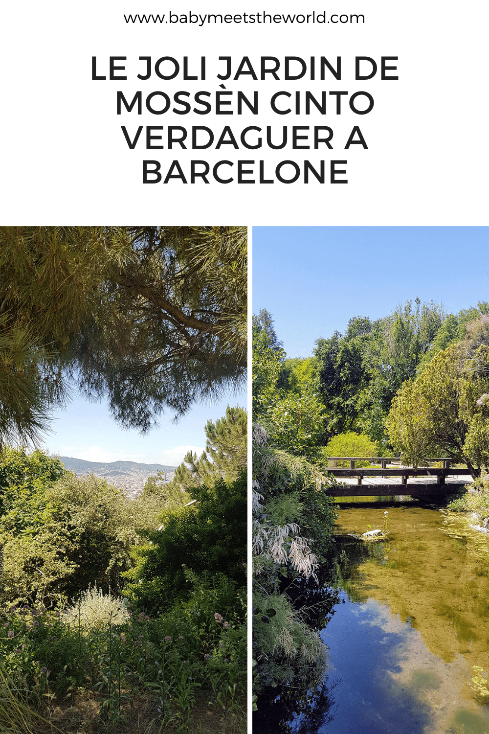 Jardins de Mossèn Cinto Verdaguer à barcelone