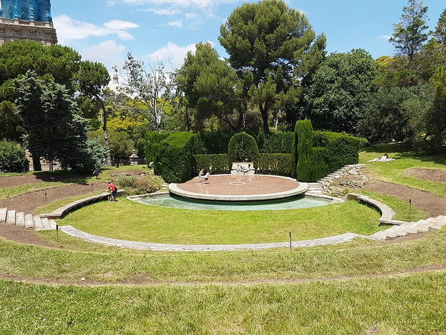 jardin montjuic barcelone