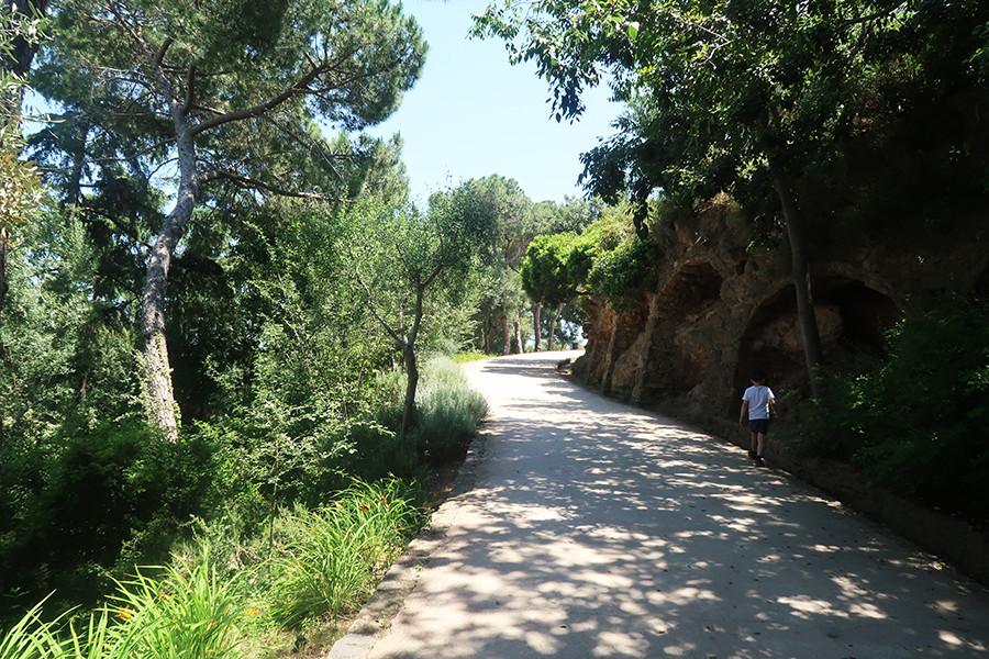 au milieu de la nature à barcelone