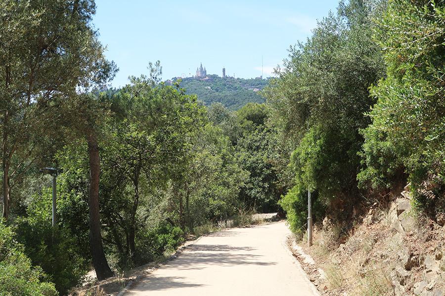 chemin de balade barcelone