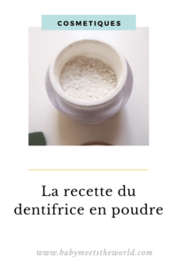 comment fabriquer son dentifrice en poudre