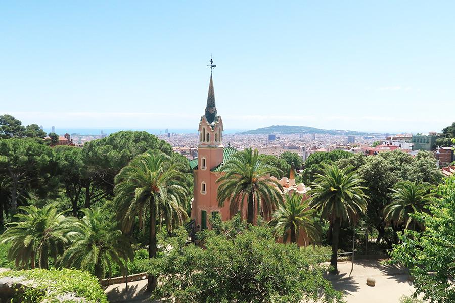 vue surprenante barcelone parc guell