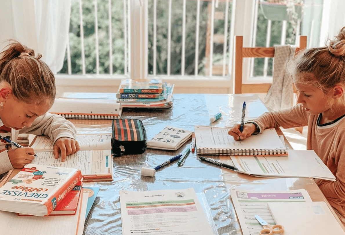 faire l'école a la maison