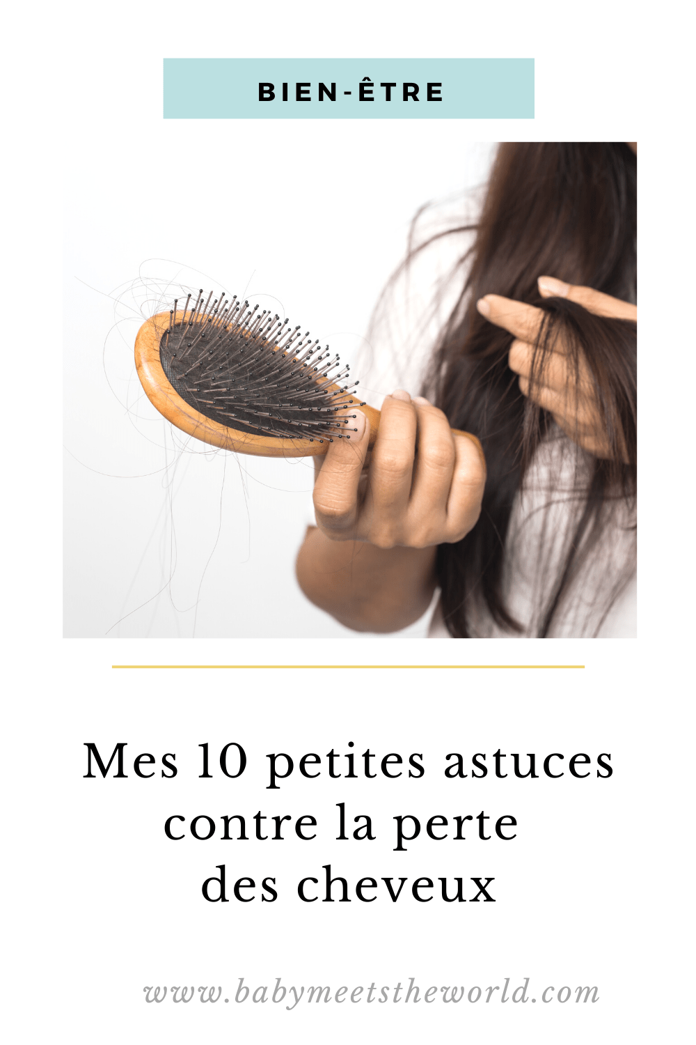 astuces pertes de cheveux