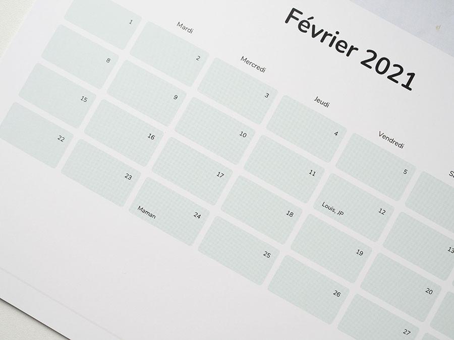 calendrier personnalisé Cheerz