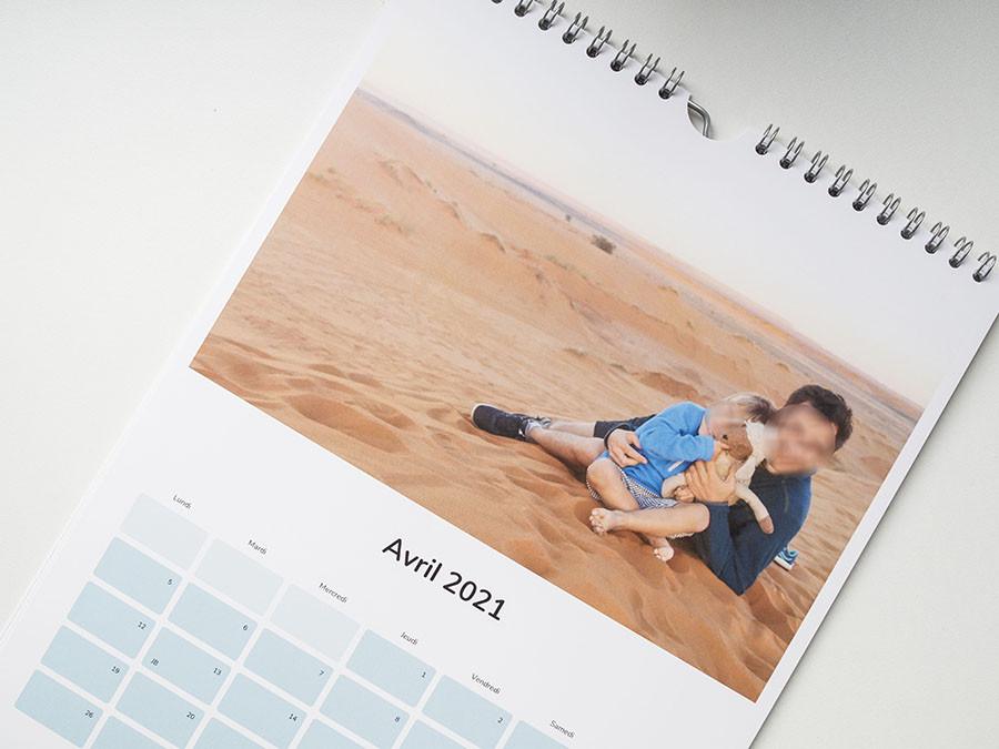 comment personnaliser un calendrier cheerz