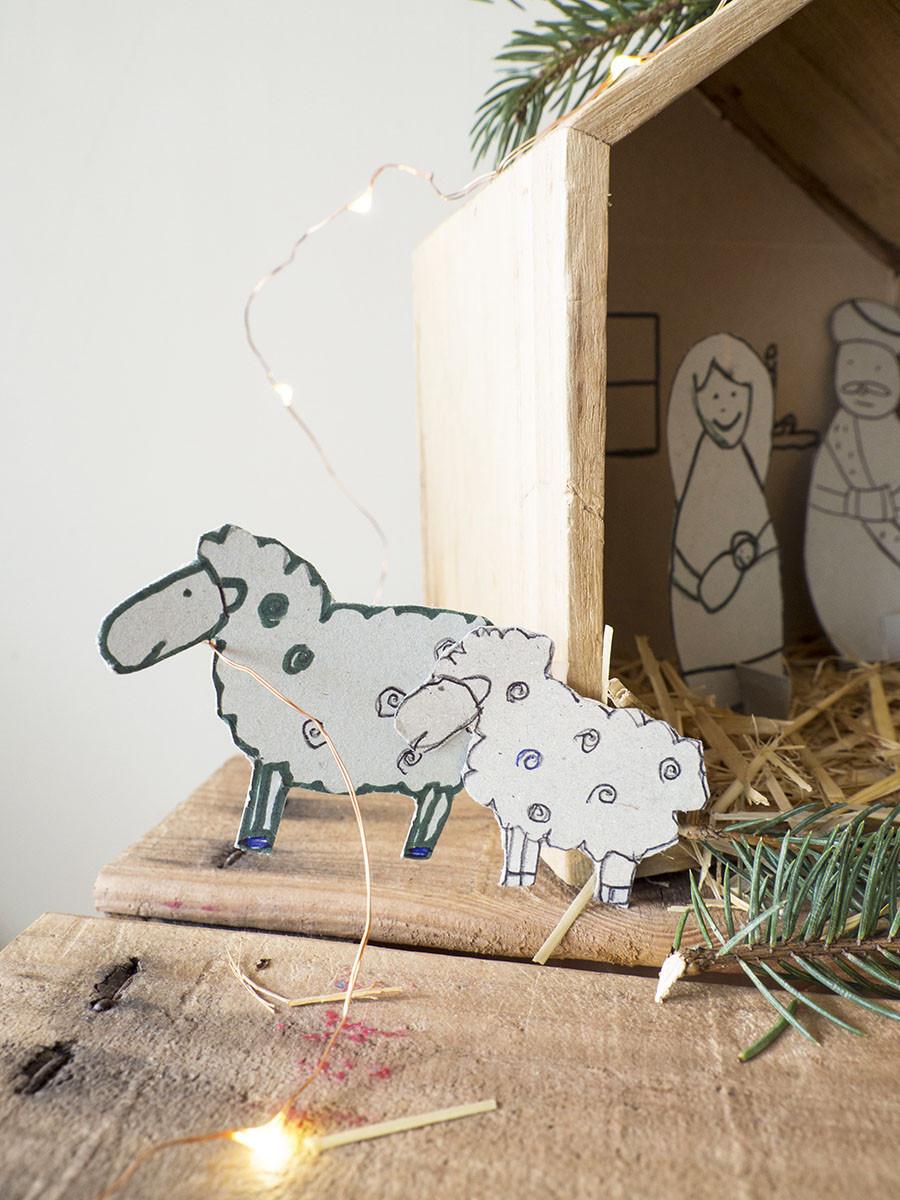 crèche de noel DIY