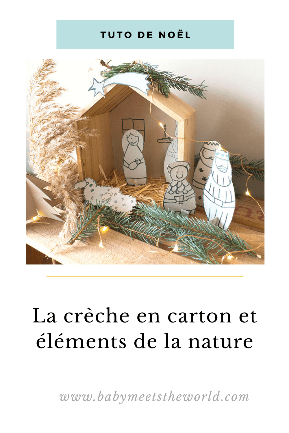 la crèche de noel le tuto