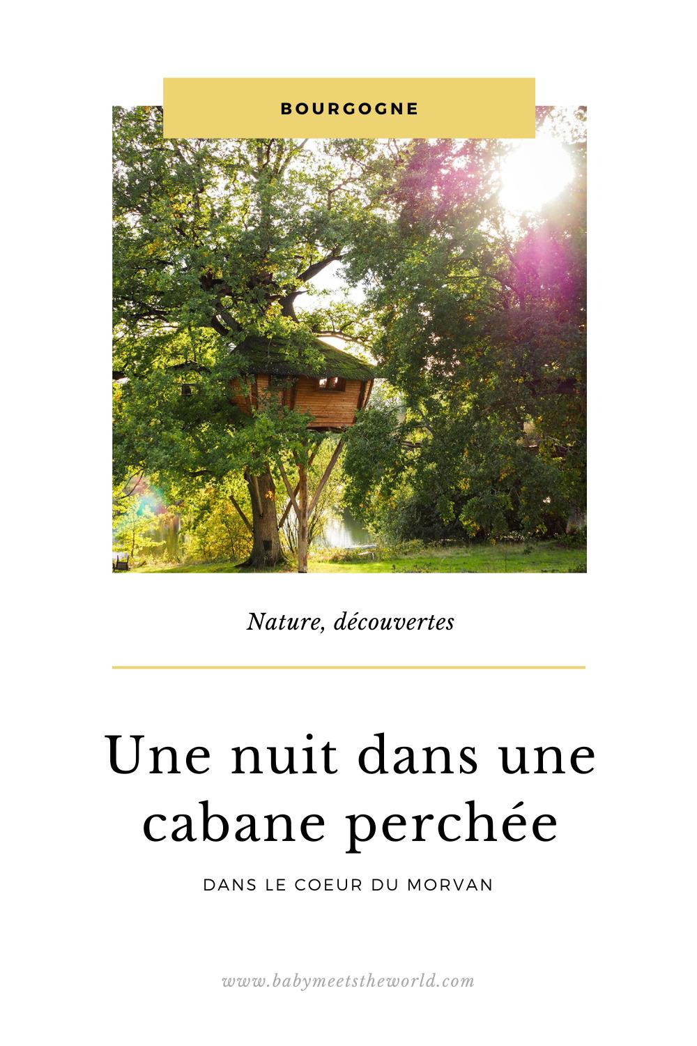 cabane perchée dans le morvan