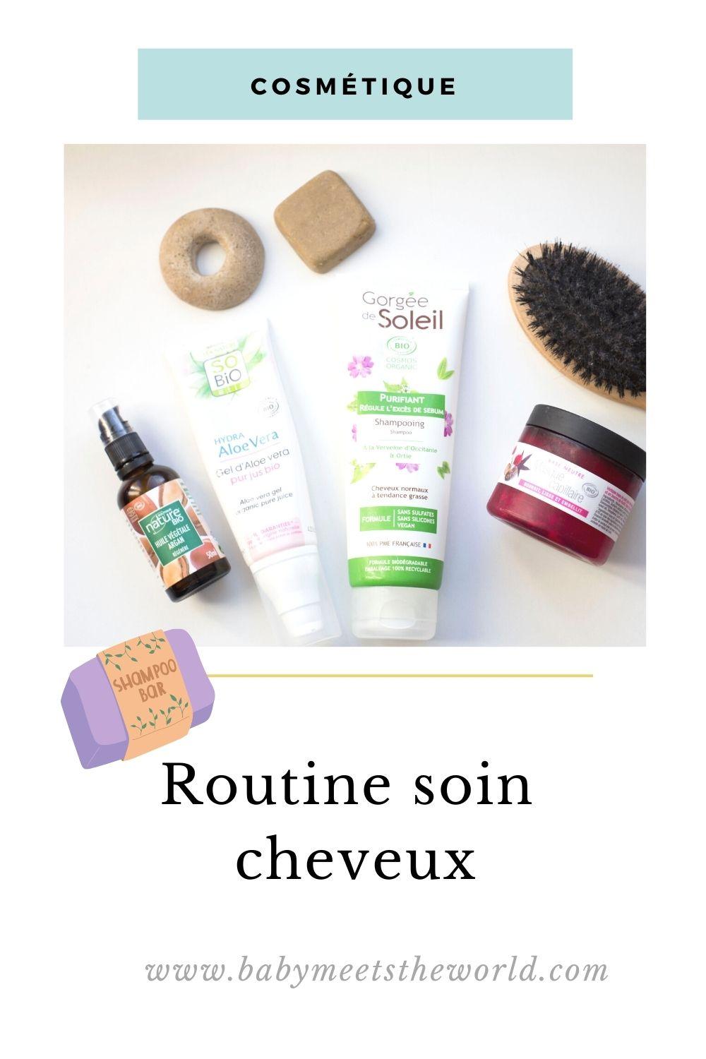 soin routine cheveux