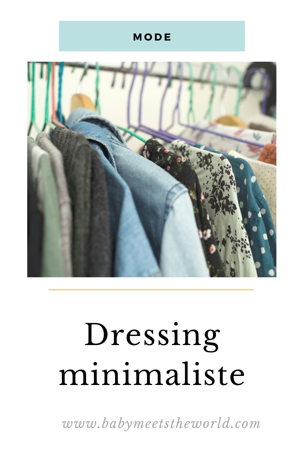 dressing minimaliste